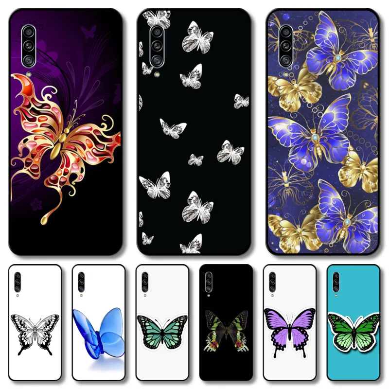 

lovely butterfly Phone Case Hull For Samsung Galaxy M 10 20 21 31 30 60S 31S Black Shell Art Cell Cover TPU