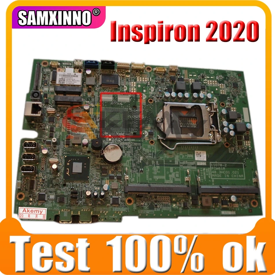 

Original Laptop Motherboard For DELL Inspiron 2020 Mainboard CN-07C0H8 07C0H8 11078-2 48.3HC01.021 SLJ4B DDR3 TEST