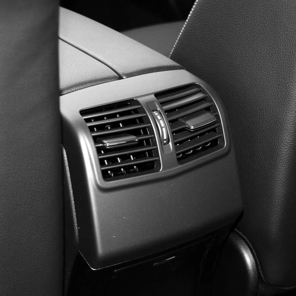 

Black/Ivory/Grey/Beige/Camel ABS-PC Детали интерьера Rear Console Fresh Air Vent Grille Cover w/o Hole for Mercedes W212 09-14