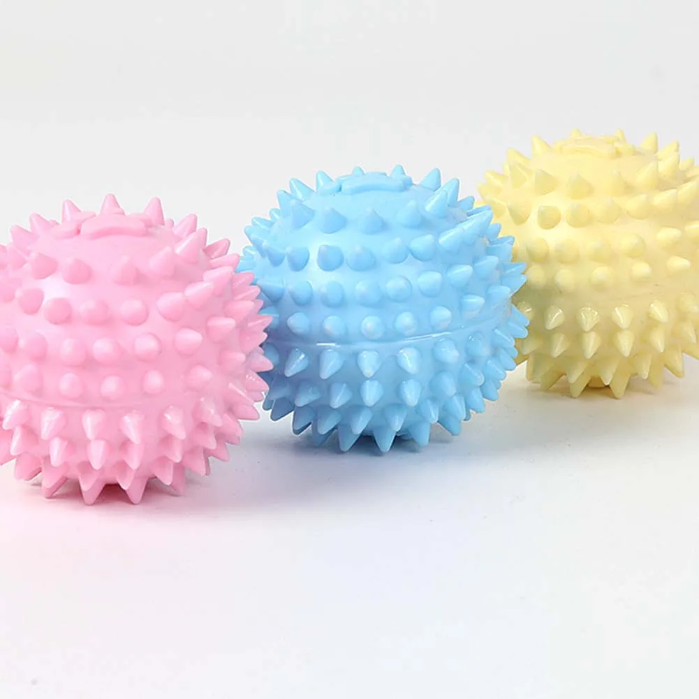Собачий мячик игрушка для грызунок щетка прорезывания зубов мягкая резиновая