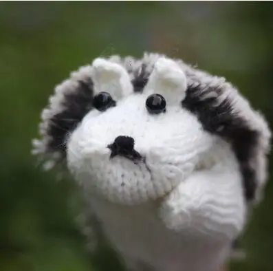 Зимние женские перчатки утепленные сохраняющие тепло на весь палец милые