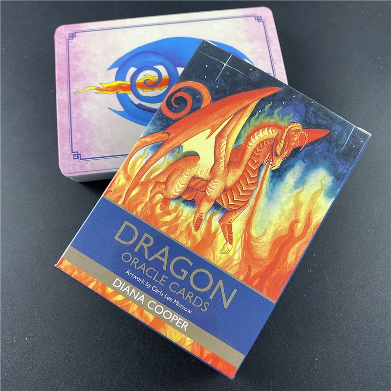 New Tarot Dragon Oracle Cards To Clear Negative Energies For Fate Divination Deck Board Game Adult | Спорт и развлечения