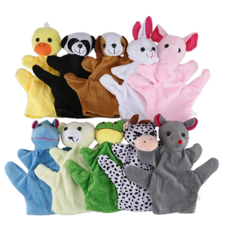 

Cute Animal Hand Puppets Toys Set for Kids Children, Set of 10
