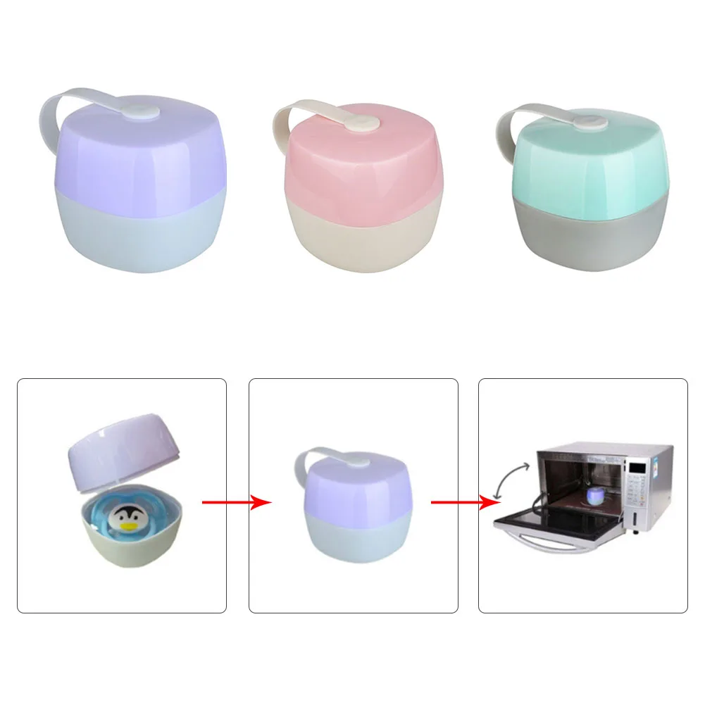 Чехол держатель для соски маленьких детей дорожный ящик хранения безопасный и