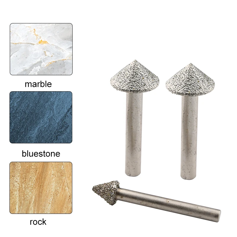 1 шт. гравировальный станок из гранита с ЧПУ конусная шаровая Головка рельефный