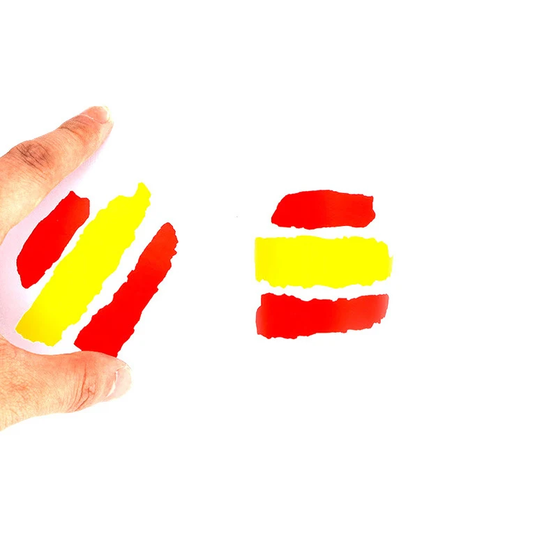 

1PC Creative Spain Flag Stickers Waterproof Reflective Graphics Decals for Car Truck Bicycle Motorcycle Helmet Refrigerator