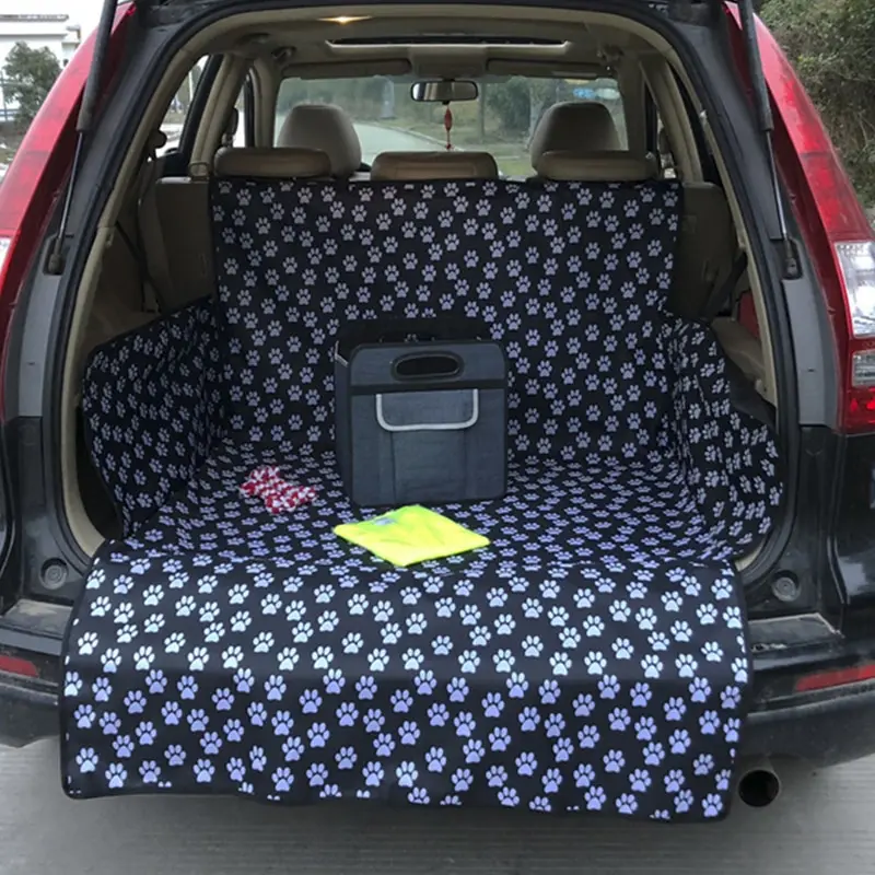 

For Car Dog Back Seat Cover Trunk Waterproof Dog Carrier Foldable Oxford Protector Cushion Dog Travel Mat Hammock Pet