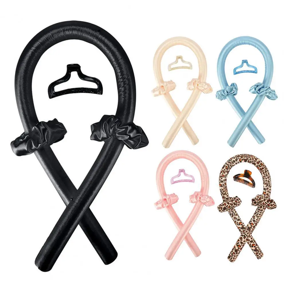 

Hair Roller Smooth Surface DIY Sponge Heatless Reusable Hair Headband Curling Ribbon for Home Styling Tools Accessories
