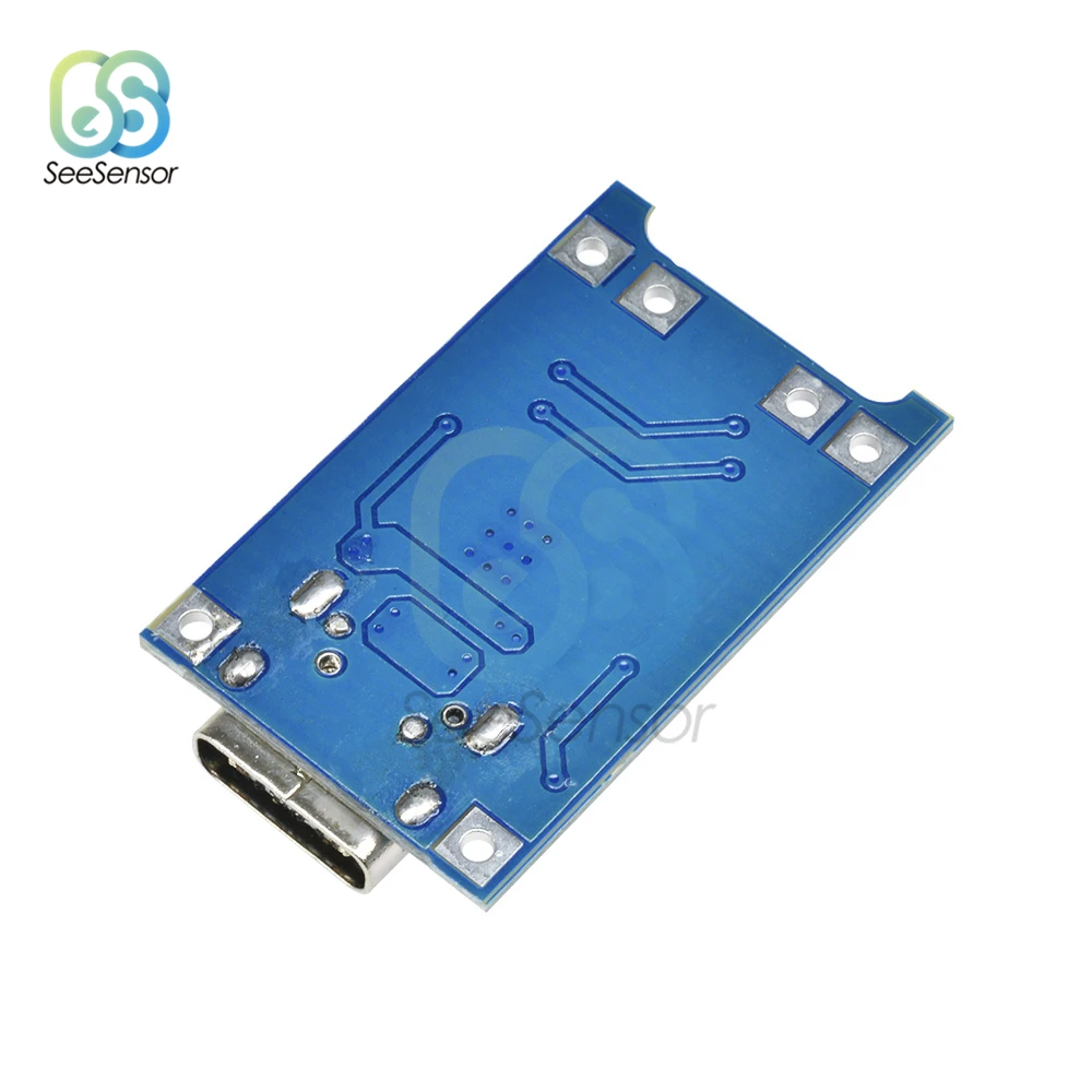 5 шт. type-C USB 5 В 1A 18650 TP4056 литиевый модуль зарядного устройства аккумулятора зарядная плата с защитой двойные функции 1A li-ion