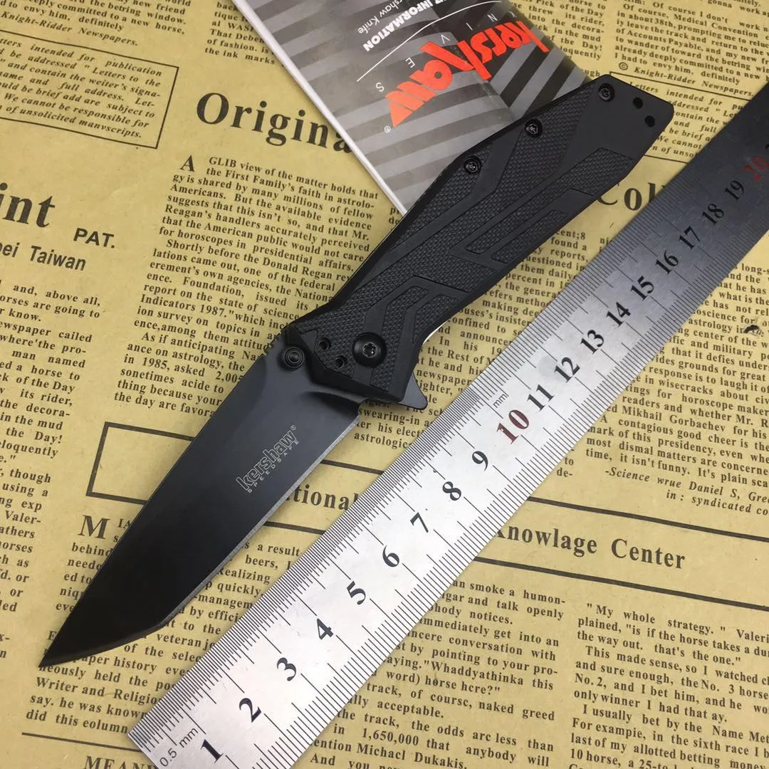 Швейцарский складной нож saber kershaw Kershaw 1990 полевая наружная портативная Самозащита складной нож карточка показать нож для фруктов