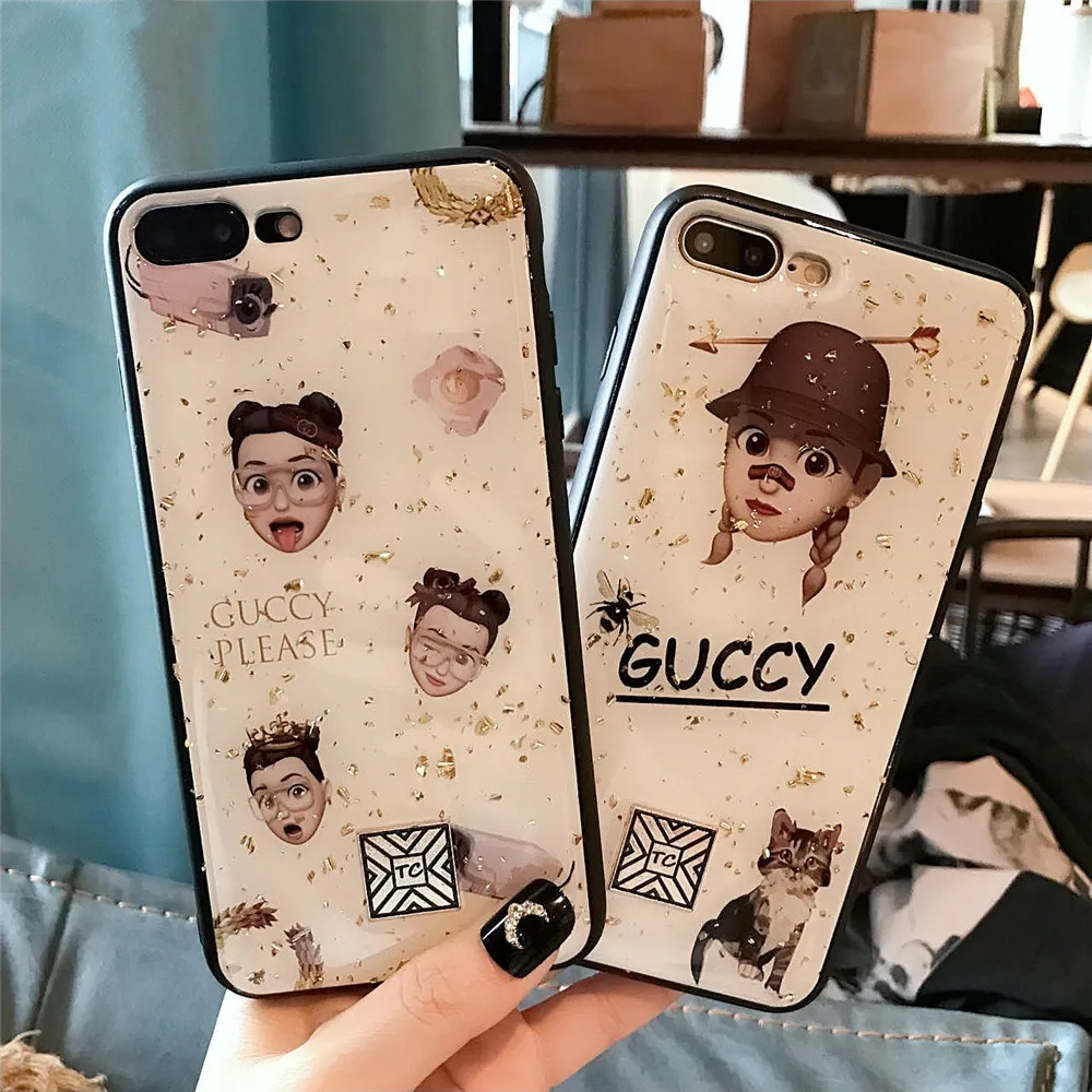 Роскошный блестящий чехол для телефона iPhone 7/8/6/6s Plus защитный X/XR/XS Max мягкий