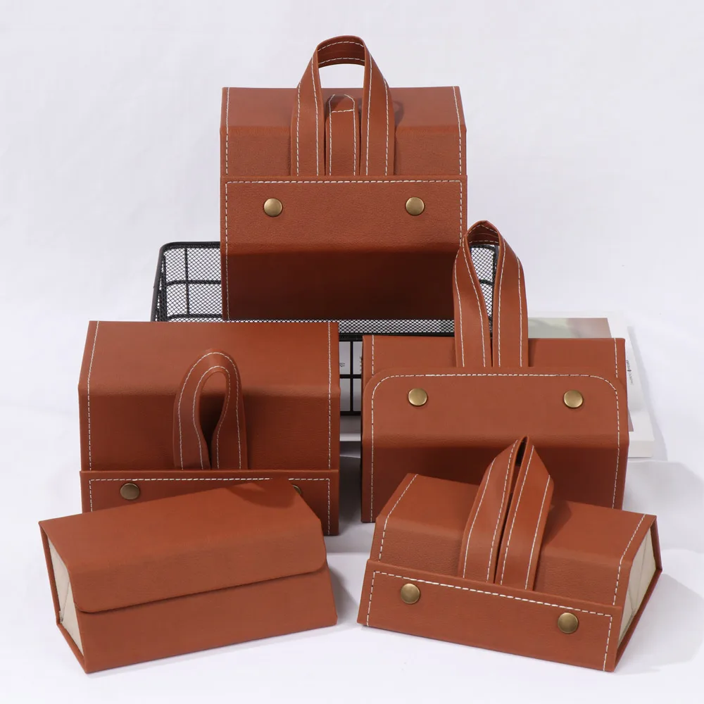 

Portable Glasses Organizer 2/3/4/5/6 Multi-slot Eyeglasses Storage Display Travel Folding Sunglasses PU Leather Case