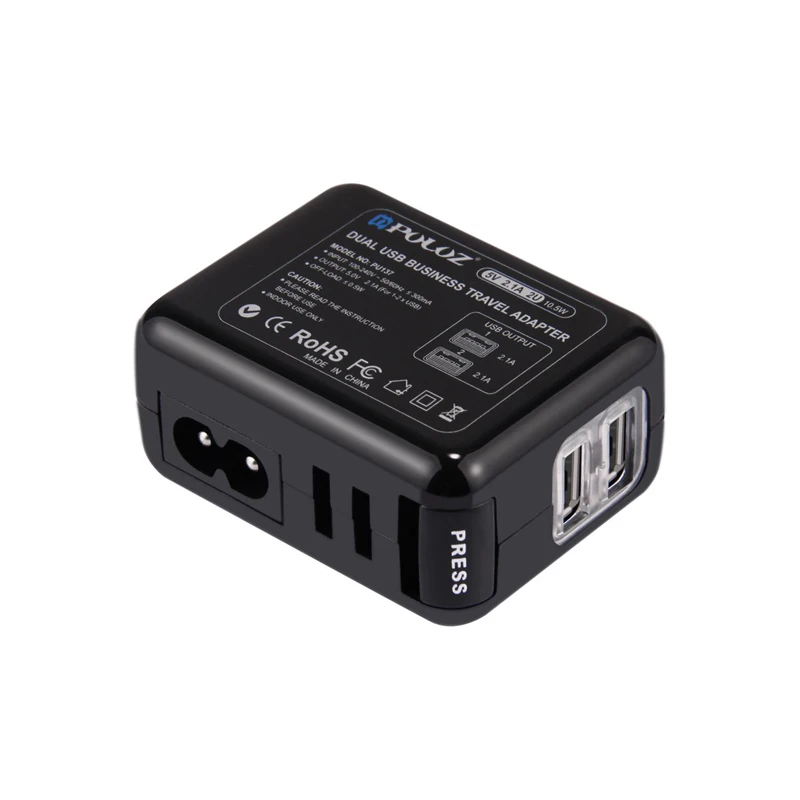 2 порта USB 5 В (2.1A + 2.1A) набор настенных зарядных устройств со съемными