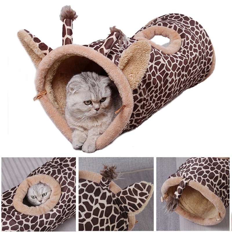 

Collapsible Pet Tunnel Funny Cat Toy Cat resting tent Cat Drilling Hole Game Folding Cat Channel Puppy Kennel Cat Accessories