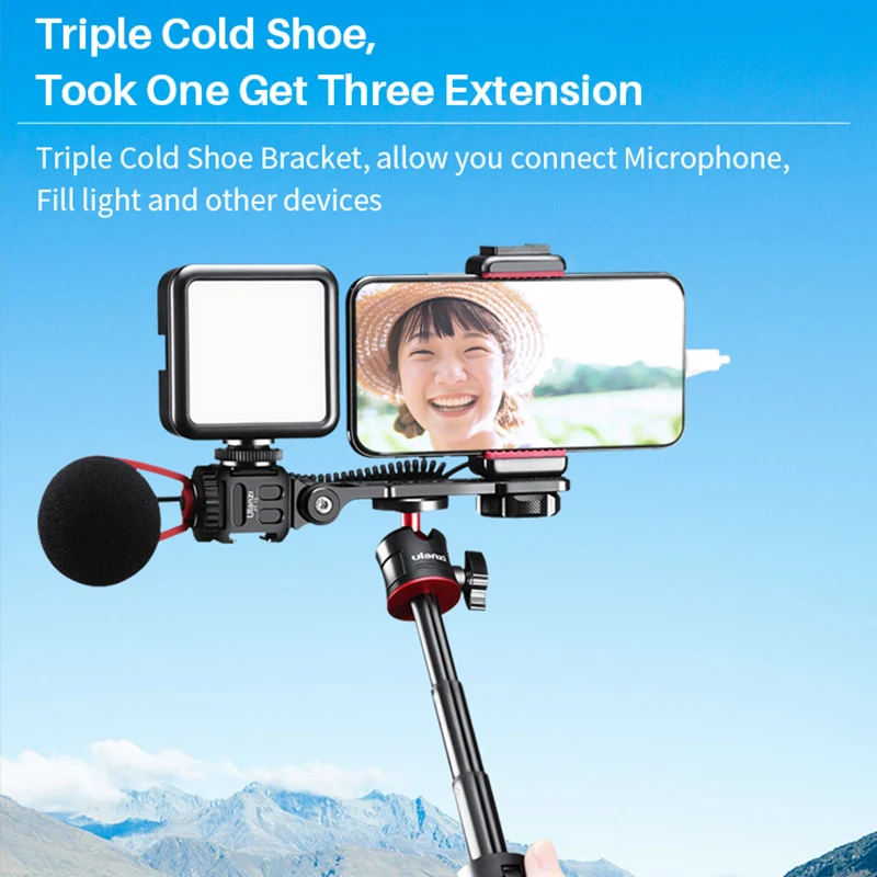 Штатив-удлинитель Ulanzi для камеры с тремя головками | Электроника