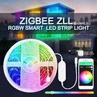 Умный мини-контроллер Zigbee, светодиодный светильник с управлением через приложение, работает с Alexa Echo