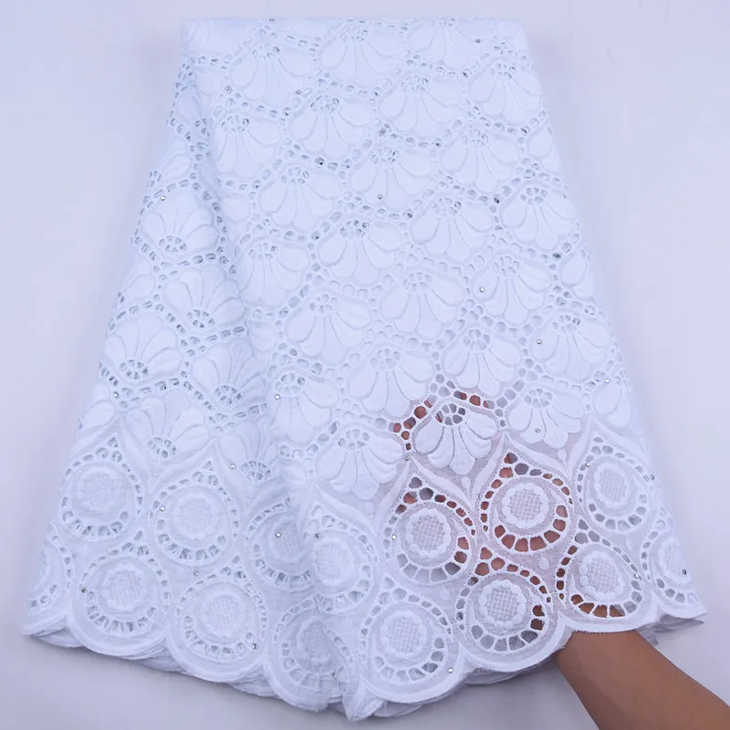 

Nigeria Swiss Voile Cotton Lace Fabric 2020 White Swiss Voile Laces In Switzerland African Dry Lace Fabric For Women Dress Y1944
