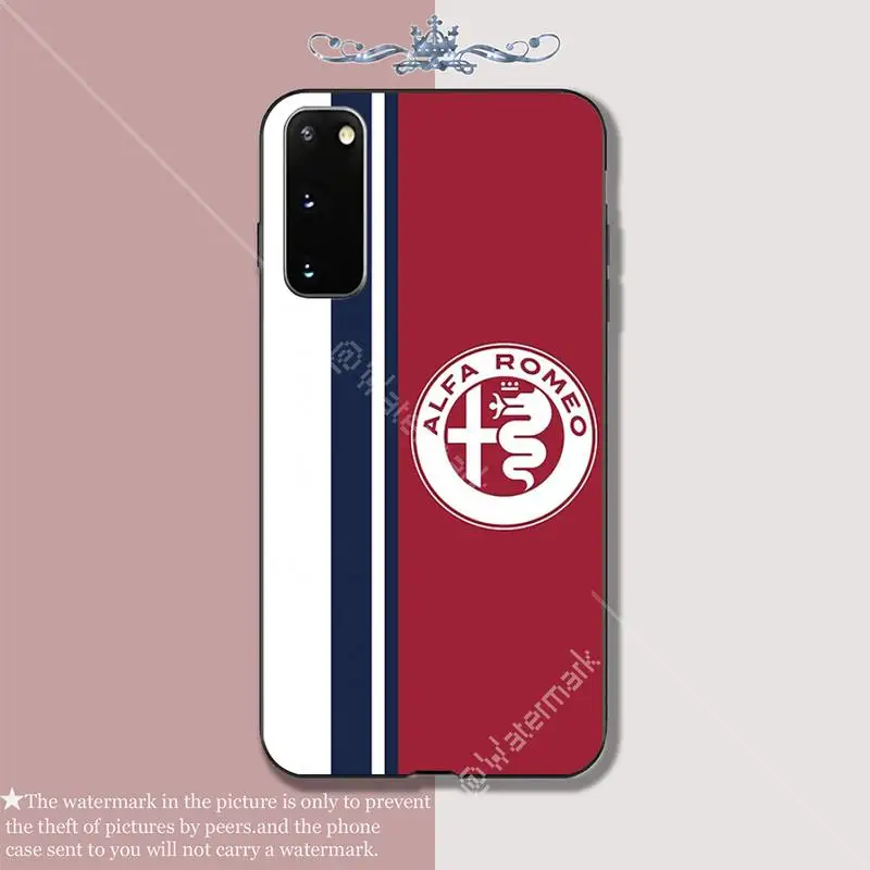 Роскошный силиконовый чехол для телефона Alfa romeo giulietta Samsung galaxy s6 s7 edge s8 s9 s10 lite s20 ULTRA