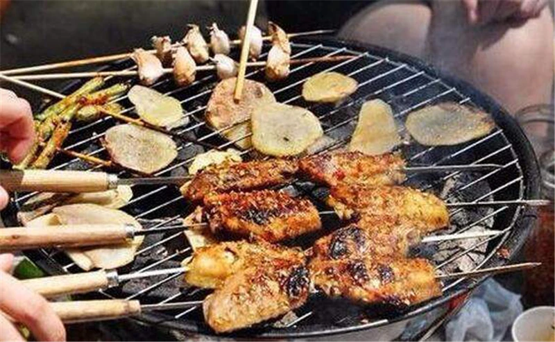 Антипригарный коврик для барбекю сетка из нержавеющей стали 304 круглая гриля