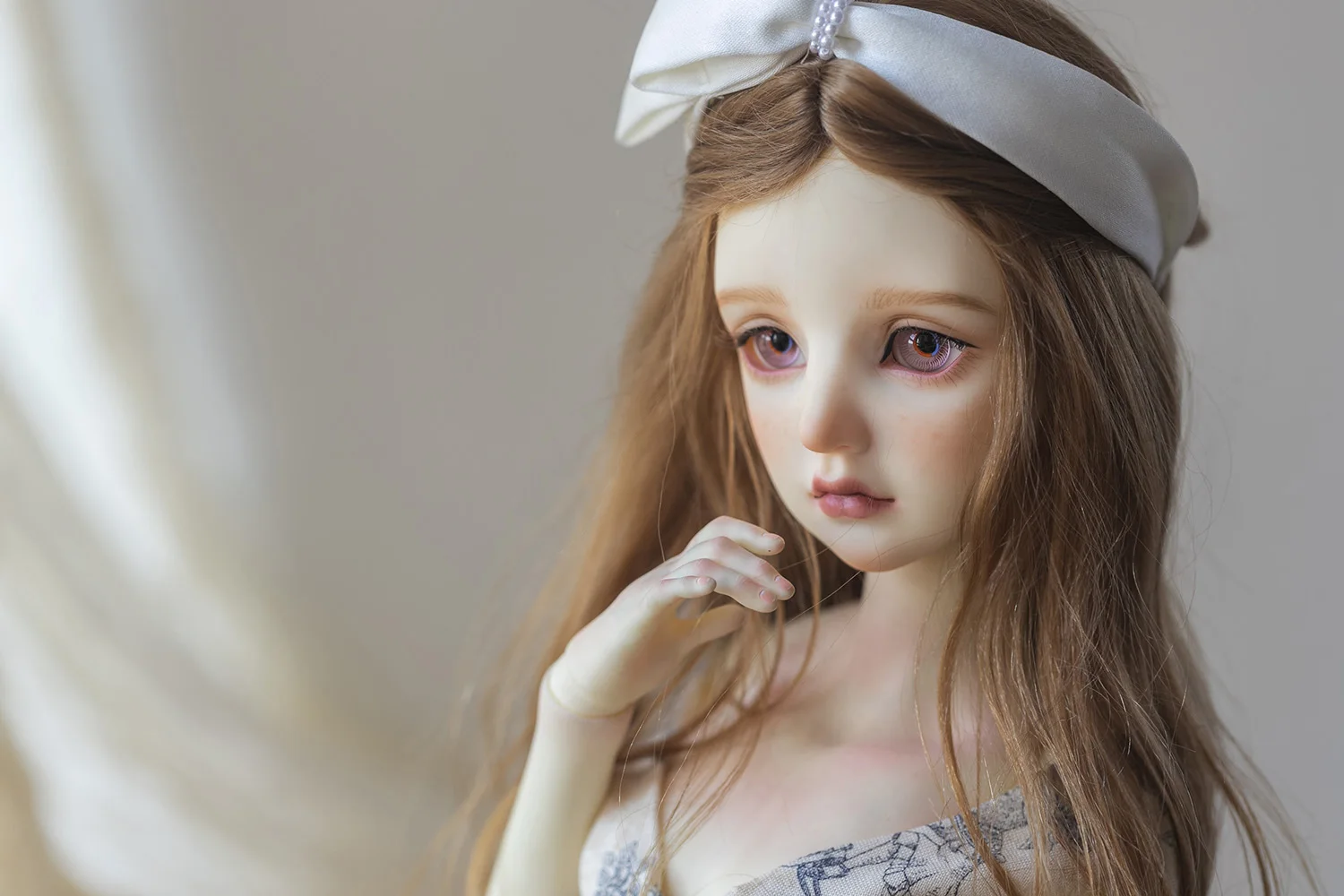 

BJD doll eyes suitable for 1-3 1-4 1-6 size handmade glass eyes pink iris orange blue gradient color circle doll accessories