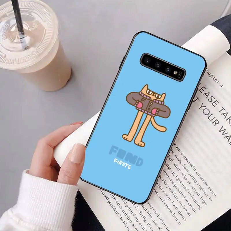 

YNDFCNB eye Phone Case for Samsung S20 Ultra S10 S10e S8 S9 Plus S7 Edge Note 10 9 8 black soft TPU cove fundas