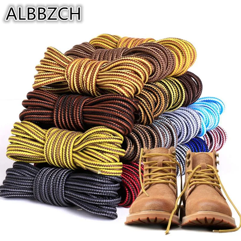 Полосатый двойной Цвет шнурки круглые шнурки на открытом воздухе кроссовки с шнурками для отдыха кожаные шнурки для обуви сапоги шнурки веревка струны