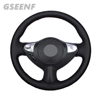 steering wheel cover for infiniti fx fx35 fx37 fx50 nissan juke maxima 2009 2014 sentra 2016 2017 black diy genuine leather