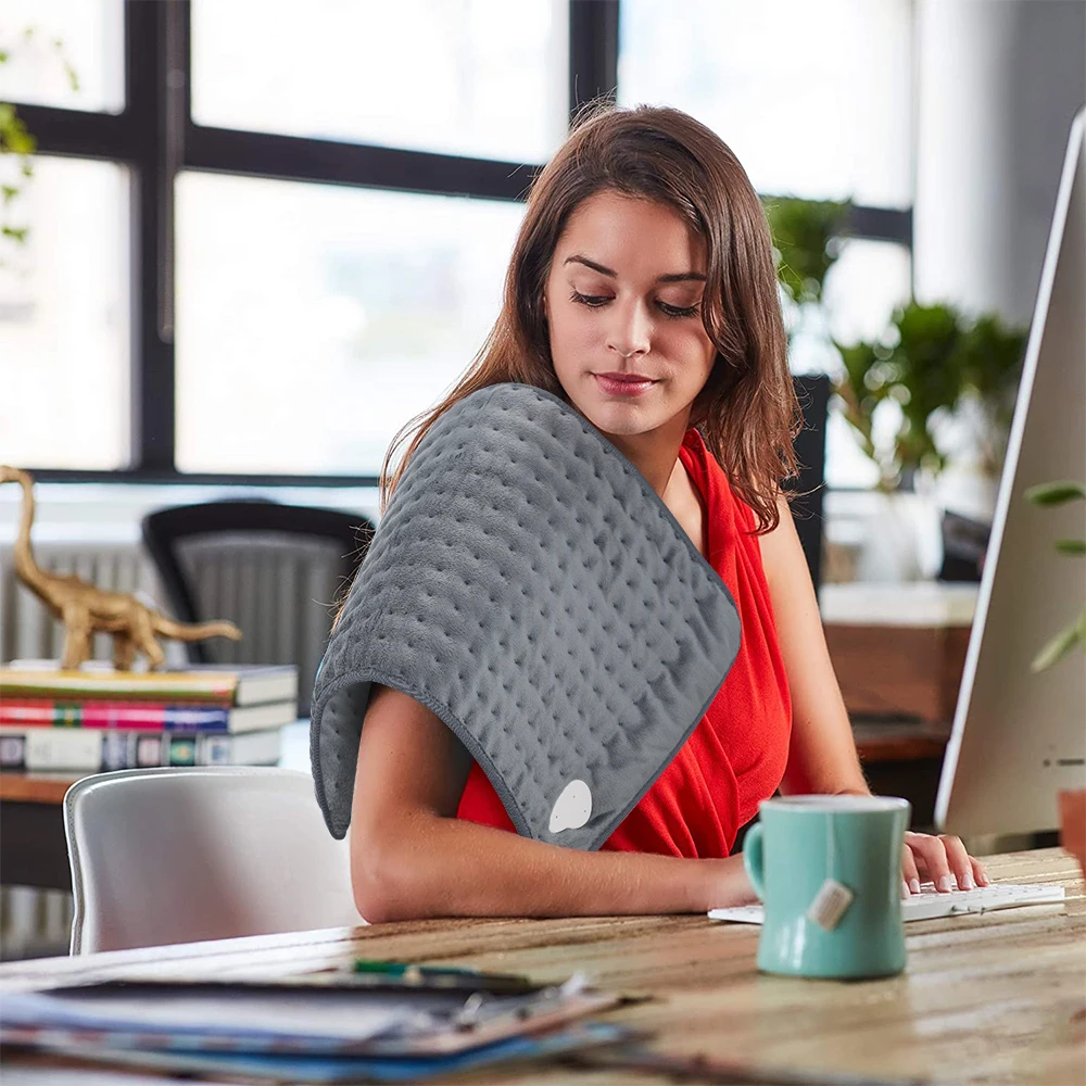 

60*30cm Microplush Electric Heating Pad Body Physiotherapy Electric Blanket for Abdomen Waist Back Pain Relief Winter Warmer