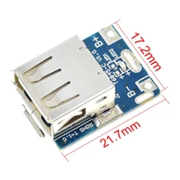 5v boost step up power module lithium lipo battery charging protection board led display usb for diy charger 134n3p program