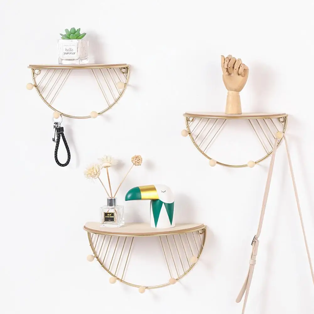 

Wall Mounted Floating Shelves Storage Living Room Shelf Nordic Minimalist Display Shelf for Bedroom Bathroom Kitchen Office Rack