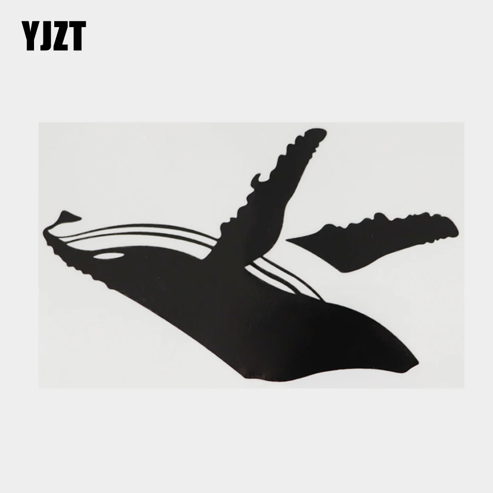 

YJZT 15,7 см × 9,5 см Виниловая наклейка на автомобиль с морскими животными