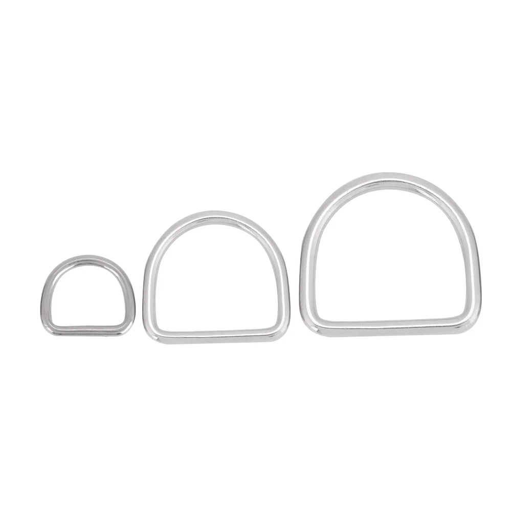

Stainless Steel D for Weight Belt Webbing Climbing Diving Accessories 3Pcs diving surfing Lightweight D-Ringe aus Edelstahl