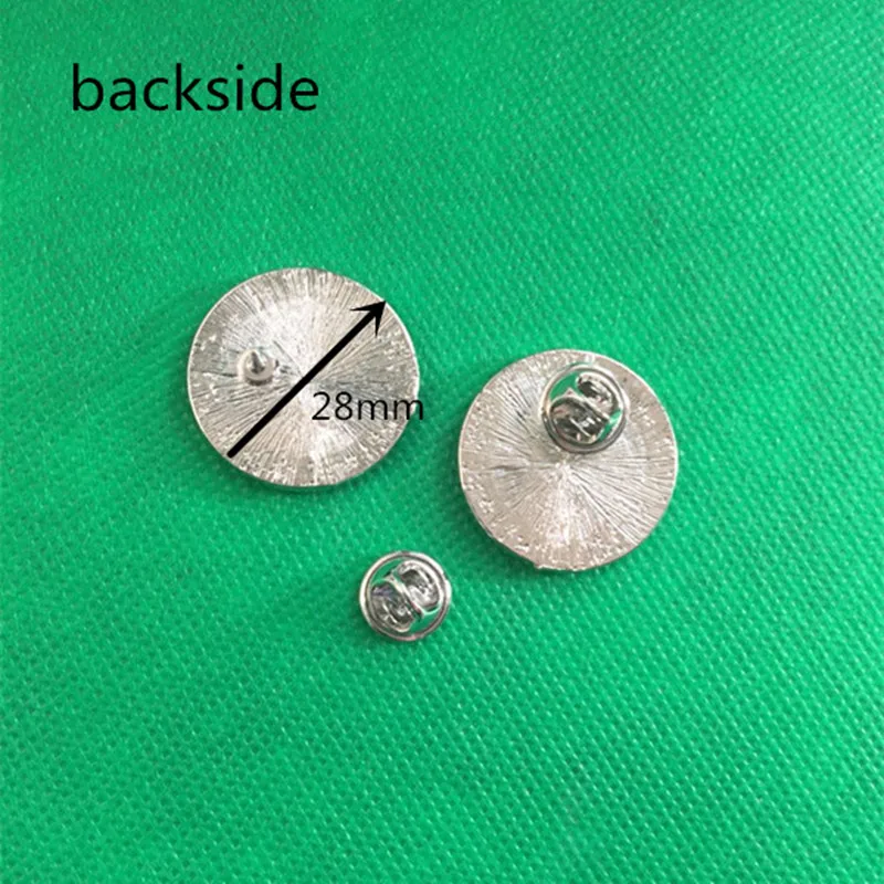 Горячая ZPHIB crest Круглый с украшением в виде кристаллов брошь застежкой 28 мм пальто