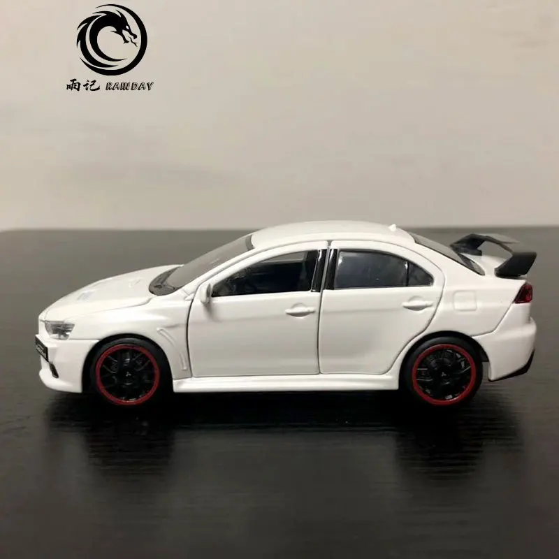 RD 1/32 масштабная модель автомобиля игрушки Mitsubishi Lancer Evolution X звук и свет Литье Металла Отступить модели автомобиля игрушки для подарка, для детей