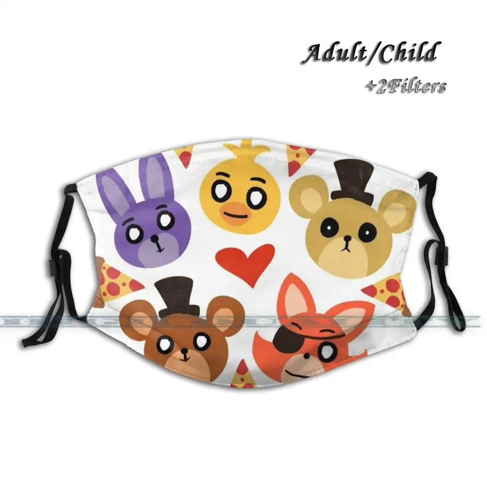 Многоразовая маска для лица Freddie And Pals моющаяся уличная носа и рта модная унисекс