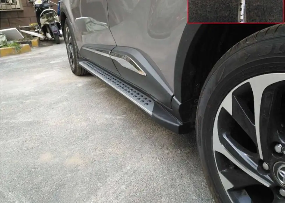 Автомобильные ходовые доски Авто боковой шаг бар педали бренд Nerf баров подходит для Toyota C-HR CHR