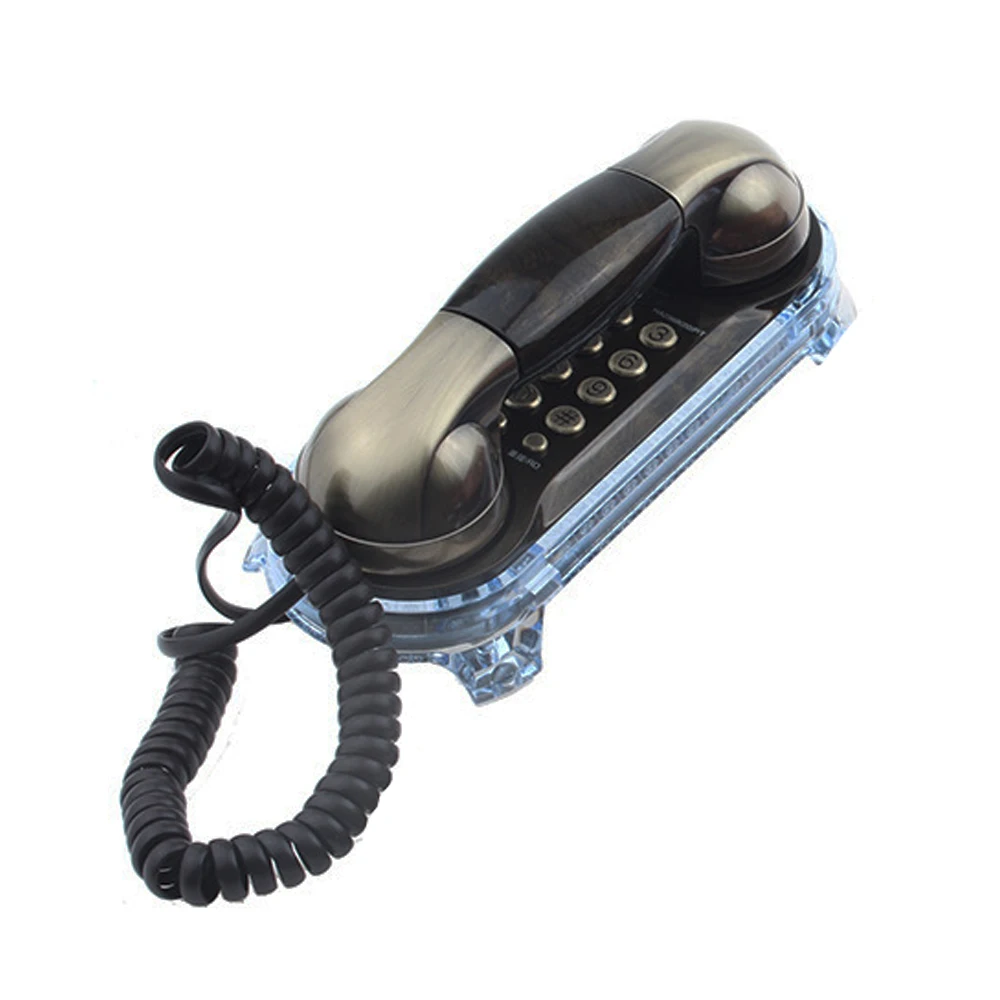 Проводные тонкие антикварные телефоны старая мода Trimline стационарный телефон для