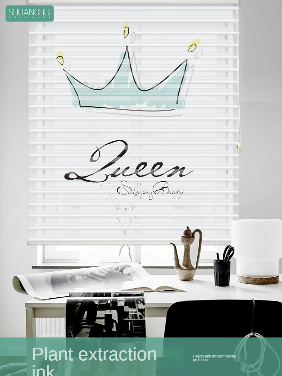 

CX Roller Shutter Shading Curtain Rolling Hand Pull Lifting Adjustable Light Size Can Be Customized