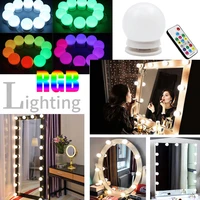 10psc 12v rgb light makeup mirror bulb colorful lamp home decoration with bluetooth remote control