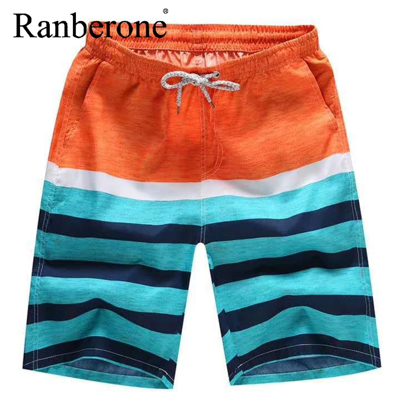 Шорты мужские с кулиской повседневные модные пляжные брифы принтом летняя