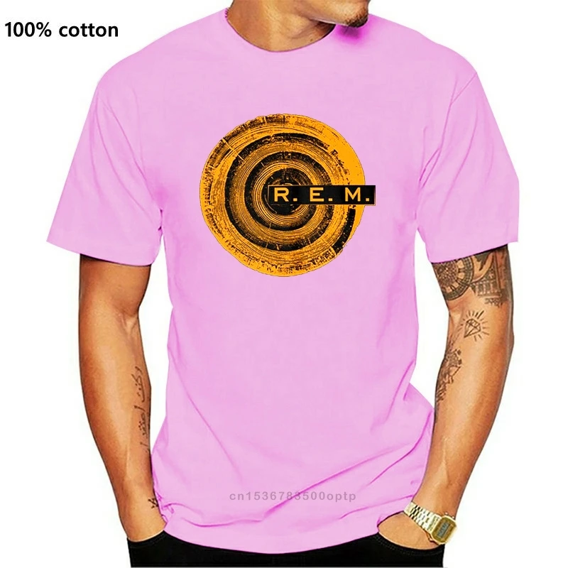 Р. Е. М. Мужская облегающая футболка из хлопка 11 цветов | Женская одежда