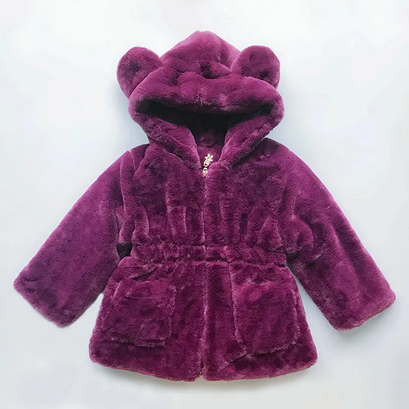 Новая детская куртка для малышей зимнее пальто девочек новорожденных 9 мес. 6 лет