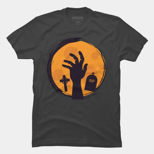 

Summer Fashion Printed men's T-shirt 100% Cotton Halloween Men T Shirt Unique Creative Short Sleeve Graphics