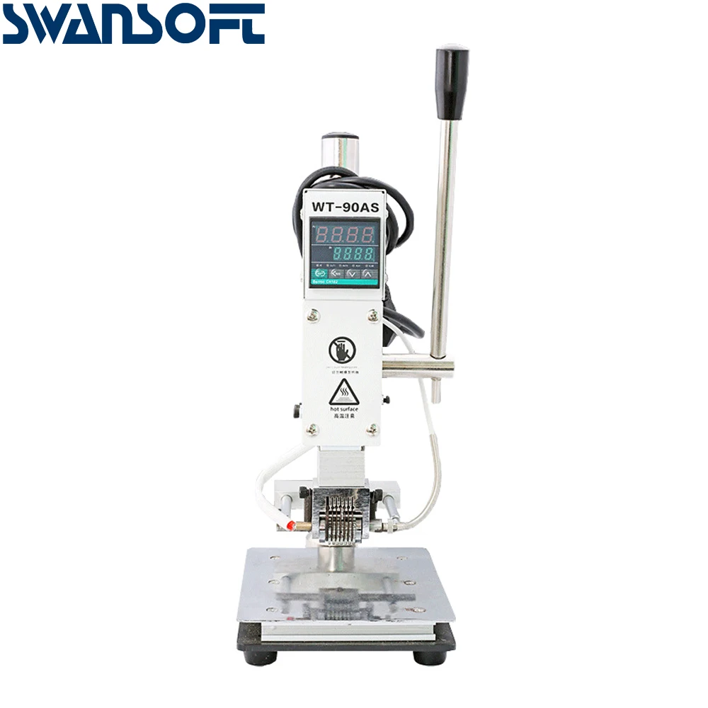 SWANSOFT Ручная Цифровая ПВХ Карточка Книга Кожа Бумага Дерево Логотип Тиснение