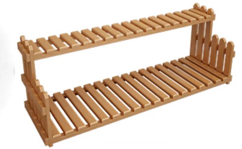 

2/3/4 Layers Simplicity Wood Stand For Plants Landing Type Light Extravagant Multi-storey Shelf Indoor Flowerpot Frame 37x109cm