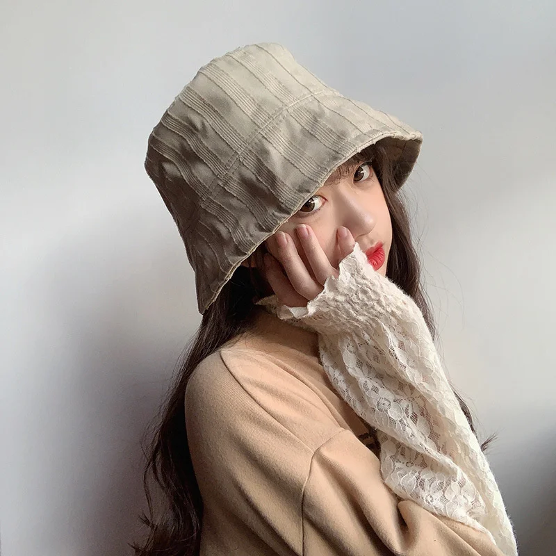 

Female fisherman's hat Autumn and winter fashion solid women's cap woman's hat decorative hats