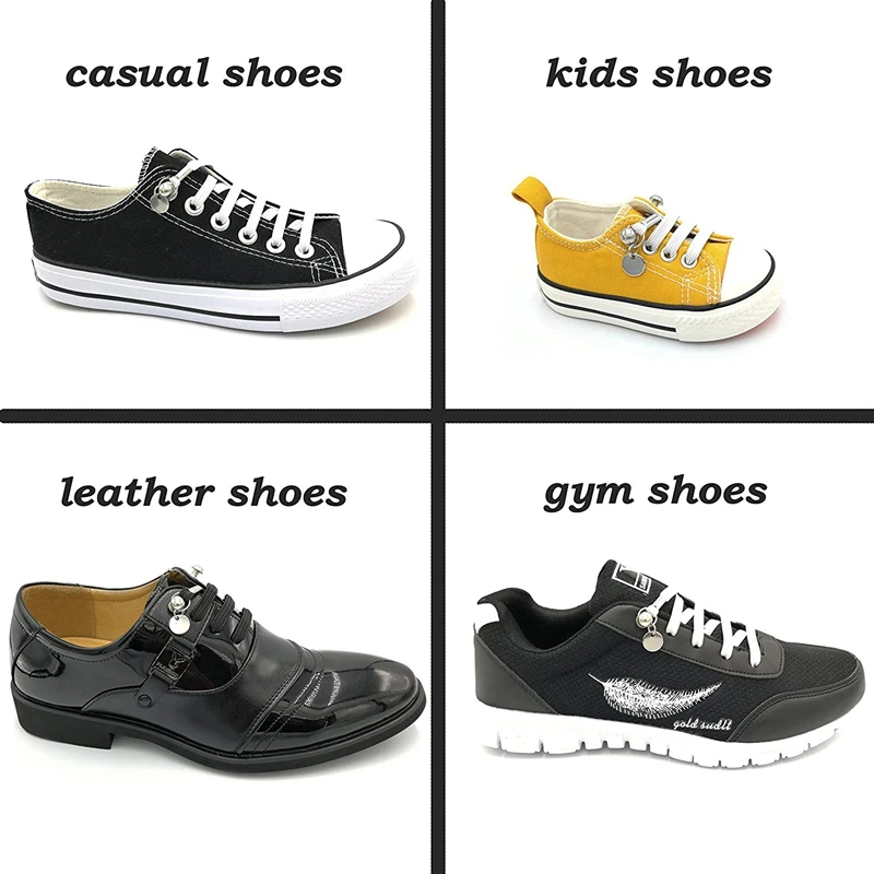 Детские эластичные шнурки без завязывания рандомная пряжка модные удобные