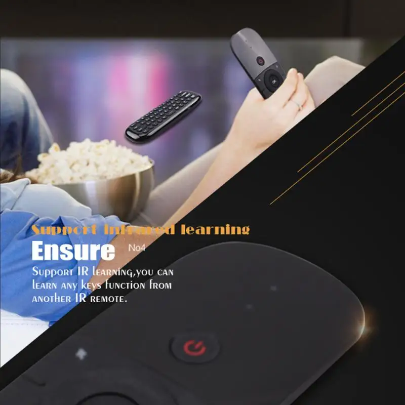 Беспроводная клавиатура Wechip W1 2 4G Air Mouse инфракрасный пульт дистанционного