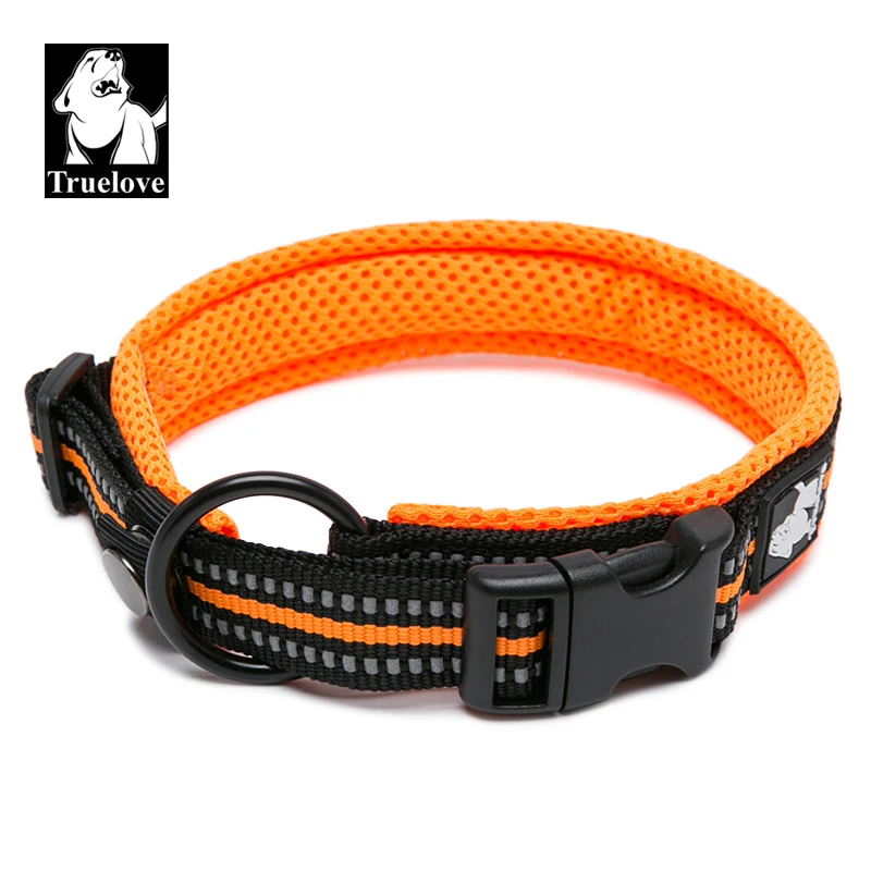 

Truelove Dog Collar Adjustable High-density Webbing Reflective Nylon Material For Large medium and small dogs Pet productTLC5011