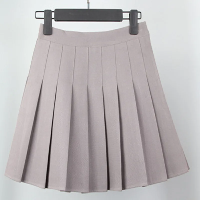 

Women Solid Color High Waist Short Skirt Summer Fashion Pleated Zipper Mini Short Skirt Casual Comfortable Sexy